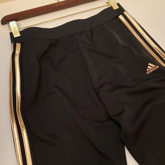 Adidas Youth rose gold and black track pants - Picture 9 of 15